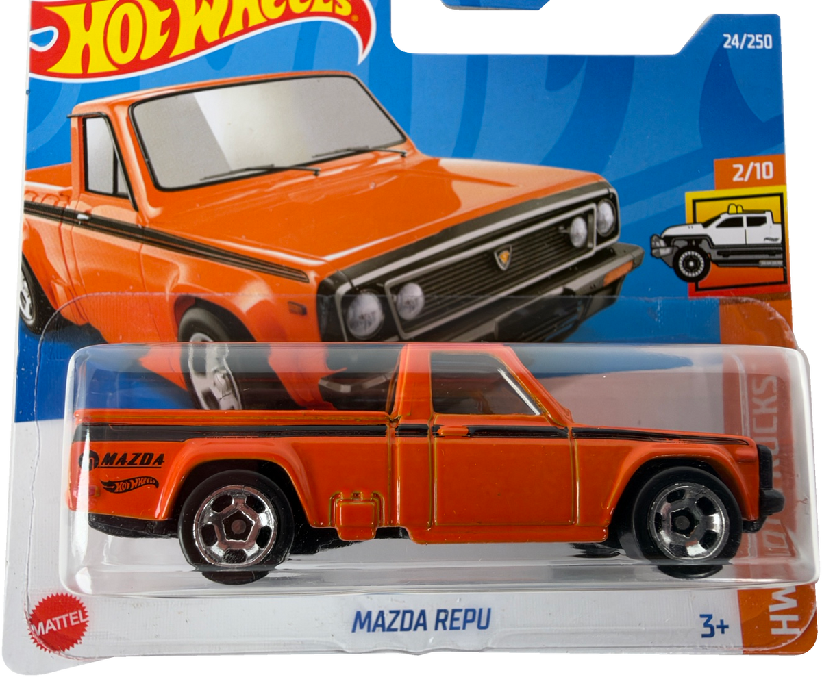 Hot Wheels Mazda Repu [Orange], HW Hot Trucks 2/10, 24/250, HCV58 - Short Card