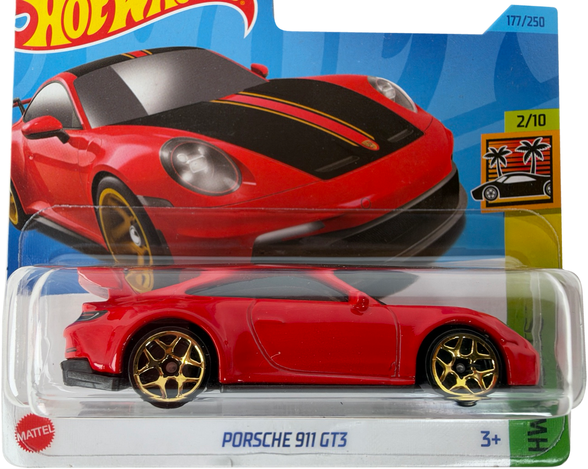 Hot Wheels Porsche 911 GT3 [Red], HW Exotics 2/10, 177/250, HKH97 - Short Card (Copy) (Copy)