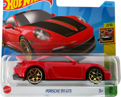 Hot Wheels Porsche 911 GT3 [Red], HW Exotics 2/10, 177/250, HKH97 - Short Card (Copy) (Copy)