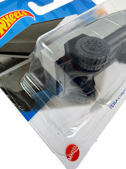 Hot Wheels Tesla Cybertruck [Silver], HW Hot Trucks 3/10, 49/250, HCV57 - Short Card
