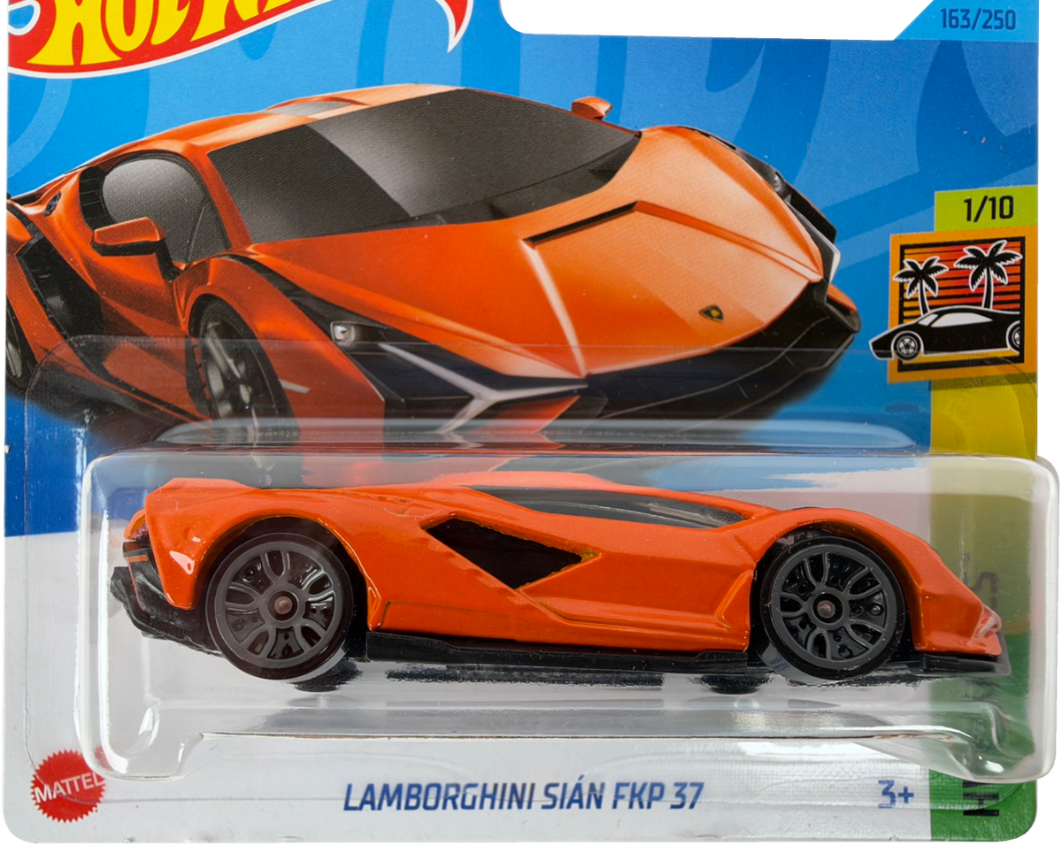 Hot Wheels Lamborghini Sián FKP 37 [Orange], 1/10, 163/250, HKH93 - Short Card