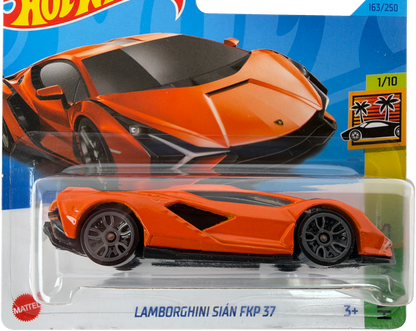 Hot Wheels Lamborghini Sián FKP 37 [Orange], 1/10, 163/250, HKH93 - Short Card