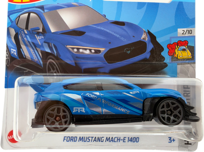 Hot Wheels Ford Mustang Mach-E 1400 [Blue], HW Drag Strip 2/10, 81/250, HKK02 - Short Card