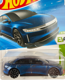 Hot Wheels Lucid Air [Blue], HW EV 6/10, 58/250, JJL14
