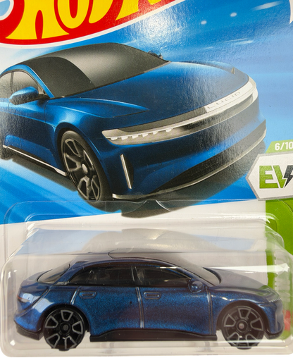 Hot Wheels Lucid Air [Blue], HW EV 6/10, 58/250, JJL14