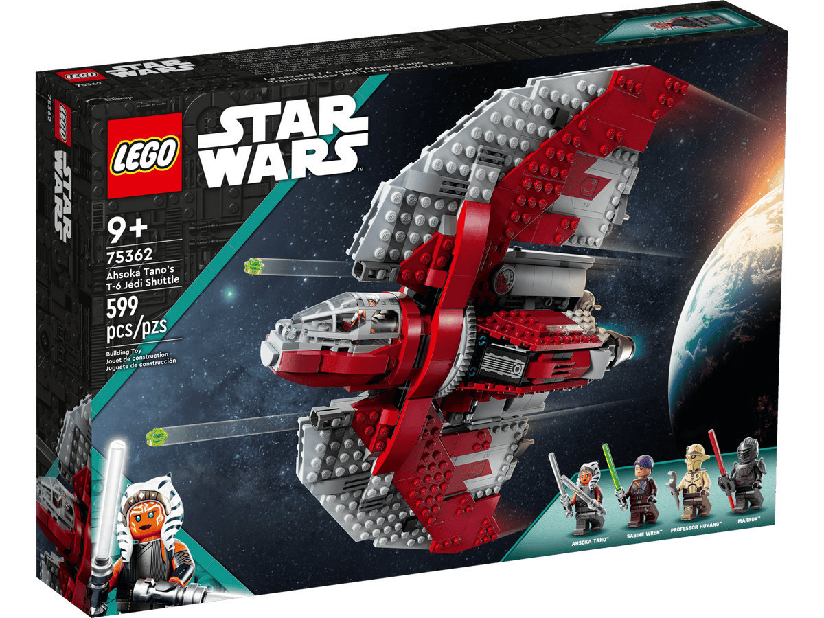 LEGO Star Wars Ahsoka Tano’s T-6 Jedi Shuttle Spaceship 75362