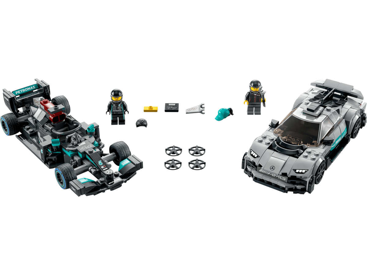 LEGO Speed Champions Mercedes-AMG F1 W12 E Performance & Mercedes-AMG Project One 76909