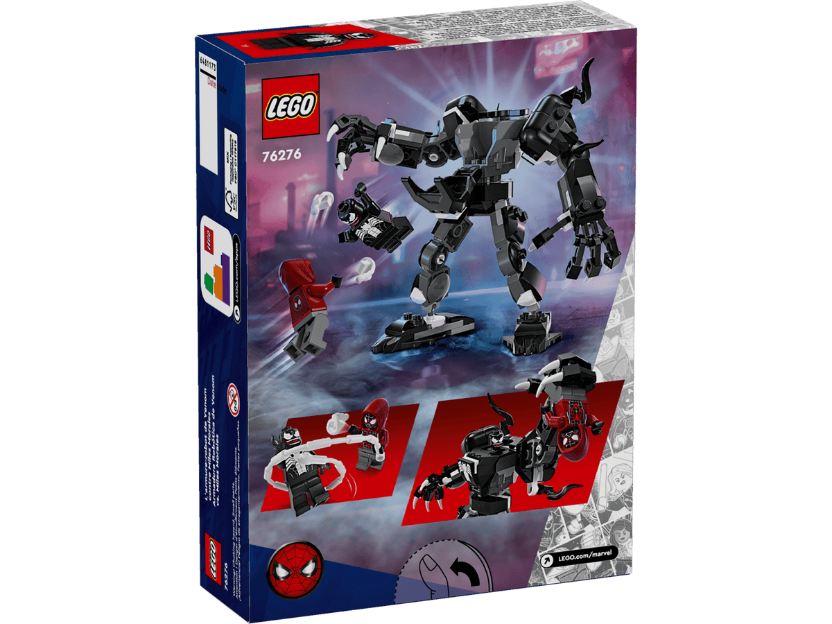 LEGO Marvel Venom Mech Armor vs. Miles Morales 76276