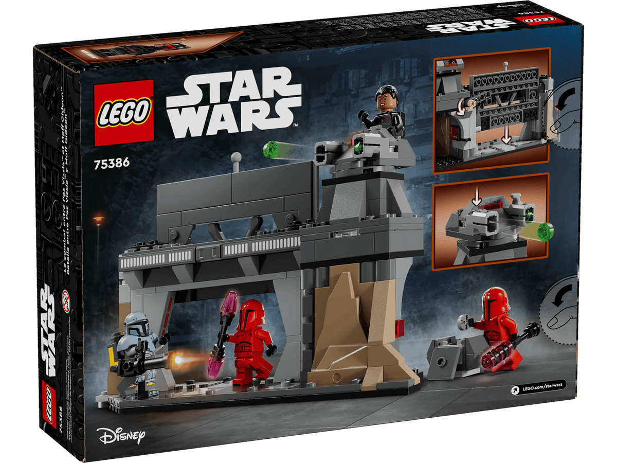 LEGO Star Wars: The Mandalorian Paz Vizsla and Moff Gideon Battle 75386