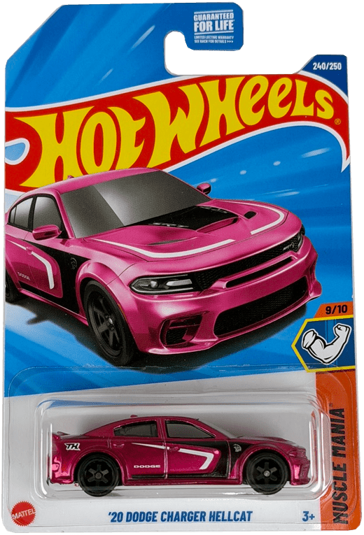 '20 Dodge Charger Hellcat Super Treasure Hunt, Muscle Mania 9/10, 240/250