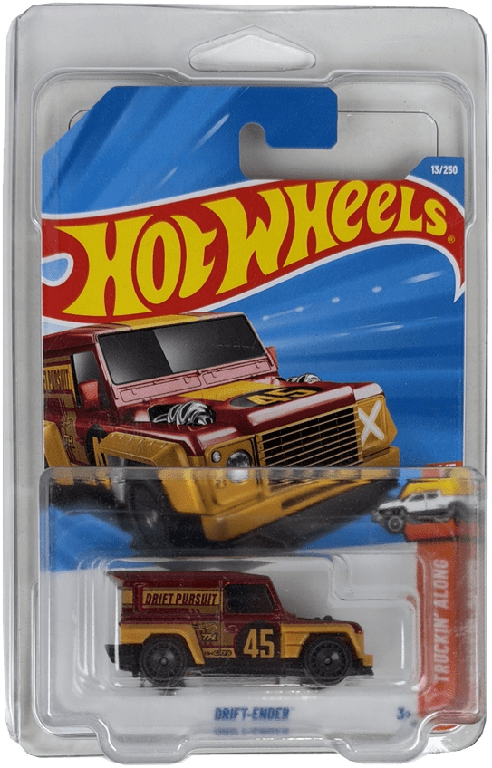 Hot Wheels Drift-Ender Super Treasure Hunt, Truckin' Along 1/5, 13/250 - Westside Toys