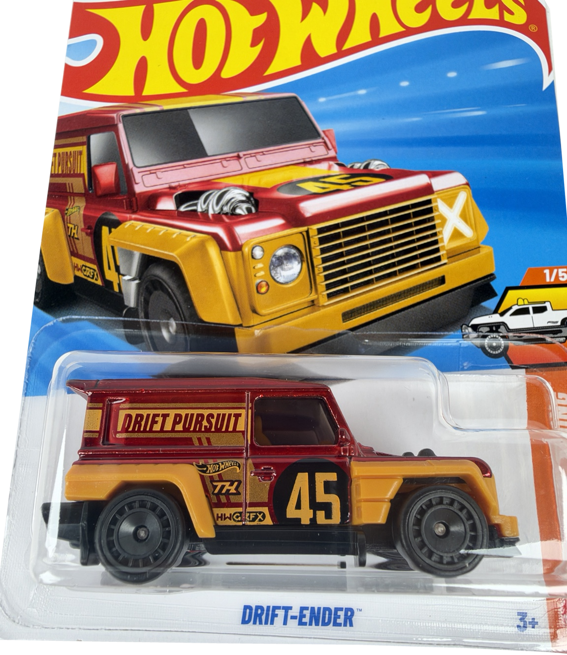 Hot Wheels Drift-Ender Super Treasure Hunt, Truckin' Along 1/5, 13/250 - Westside Toys
