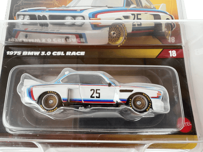 Hot Wheels Elite 64 1975 BMW 3.0 CSL Race, JCP42 - Westside Toys