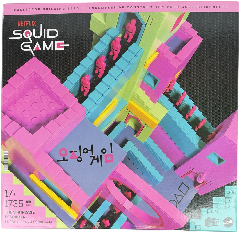 MEGA Squid Game Staircase Collector Building Set, HYL45 - Westside Toys