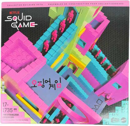 MEGA Squid Game Staircase Collector Building Set, HYL45 - Westside Toys
