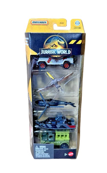 2026 Matchbox Jurassic World 'All-Terrain Patrol' 5-Pack