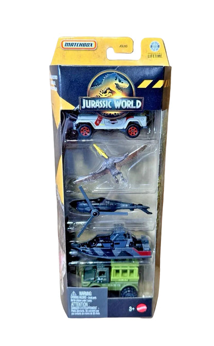 2026 Matchbox Jurassic World 'All-Terrain Patrol' 5-Pack