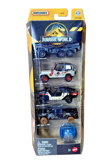 2026 Matchbox Jurassic World Jurassic Heroes Patrol 5-Pack