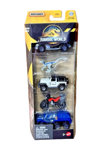 Matchbox Jurassic World 2026 E Case 5-Pack - Complete Set of 5 (JGL60-979E)
