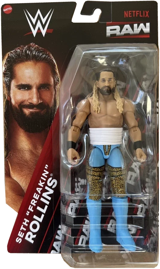 WWE Mattel Main Event Raw on Netflix Seth "Freakin" Rollins Action Figure Basic