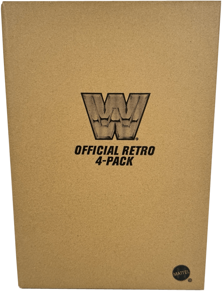 WWE Retro Action Figures 4-Pack Bundle: Undertaker, Paul Bearer, Vader, and Jerry “The King” Lawler™, HMC58 - Westside Toys