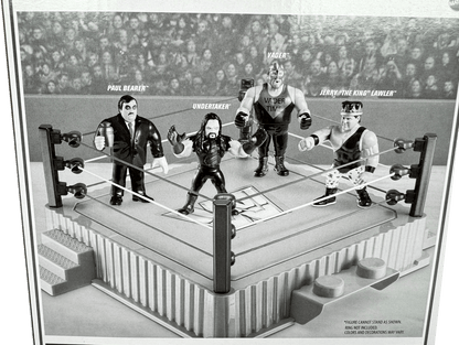 WWE Retro Action Figures 4-Pack Bundle: Undertaker, Paul Bearer, Vader, and Jerry “The King” Lawler™, HMC58 - Westside Toys